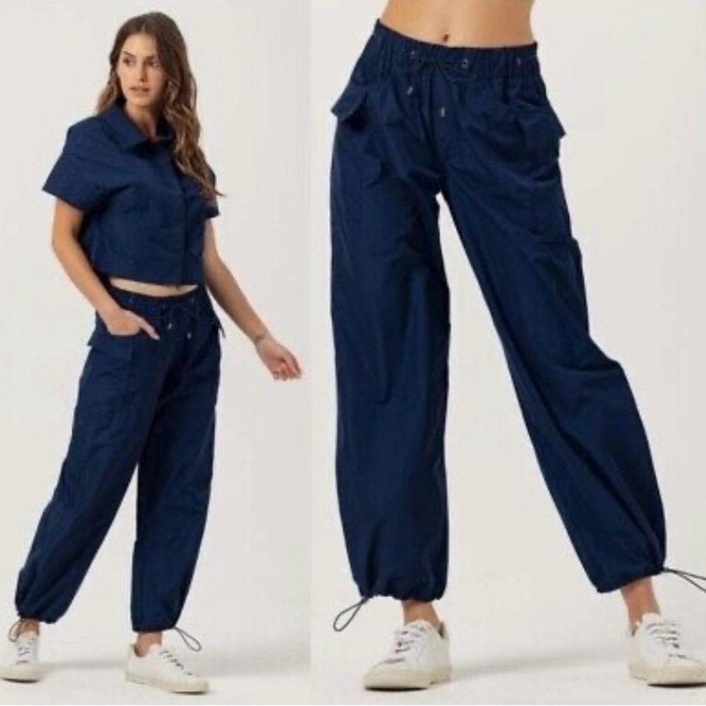 SUNDAYS by WEARESUNDAYS NWT Slate Cargo Pants in Navy Size L